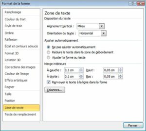 comment faire un texte en arrondi sur word